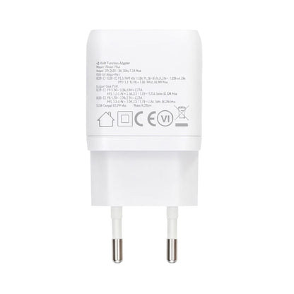 Rvelon USB C Väggladdare 45W GaN Dubbel Port- Vit image 3