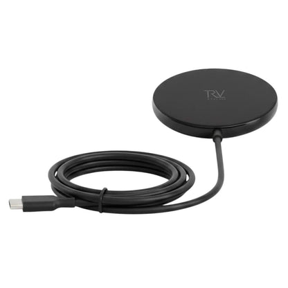 Rvelon Trådlös MagSafe Laddare med Stativ Qi2 15W USB-C - Svart image 1