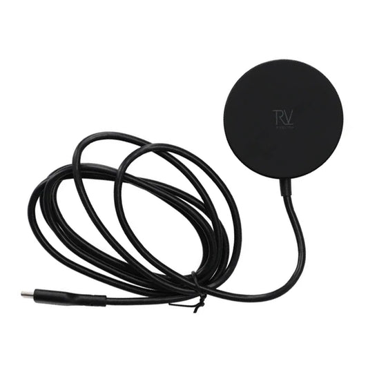 Rvelon Trådlös MagSafe Laddare med Stativ Qi2 15W USB-C - Svart image 1
