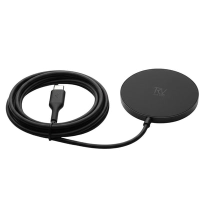 Rvelon Trådlös MagSafe Laddare med Stativ Qi2 15W USB-C - Svart image 2