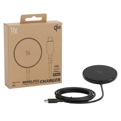 Rvelon Trådlös MagSafe Laddare med Stativ Qi2 15W USB-C - Grå image 5