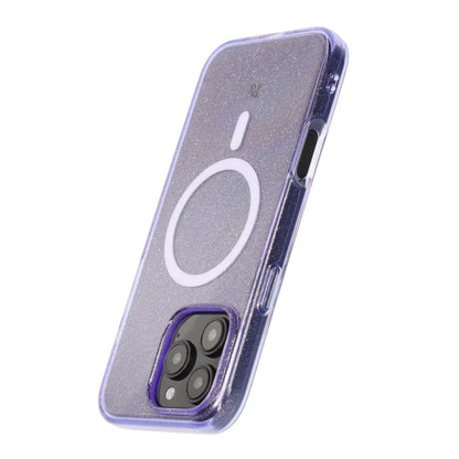 iPhone 16 Pro Max Rvelon Mobilskal TPU med MagSafe - Glitter Lila image 4