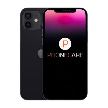 Begagnad iPhone 12 128GB Svart - Använt skick image 1