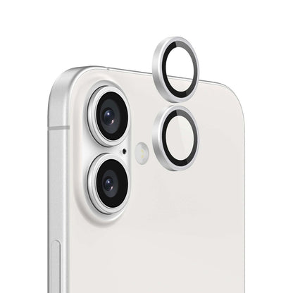 iPhone 16 /16 Plus Lins Kameraskydd - Silver image 1