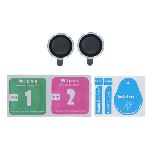 iPhone 16 /16 Plus Lins Kameraskydd - Ljusblå image 2