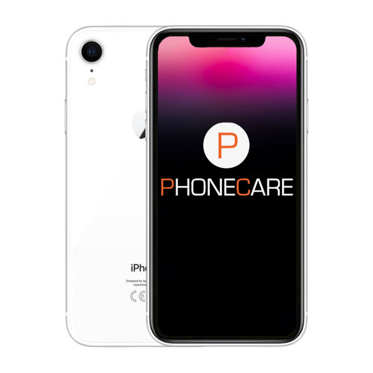 Begagnad iPhone XR 256GB White - Bra skick (B) image 1