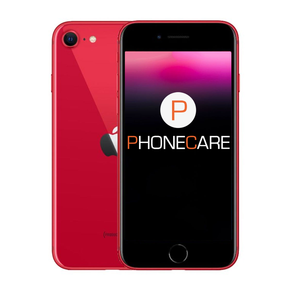 Begagnad iPhone SE 2022 64GB Röd - Bra skick image 1