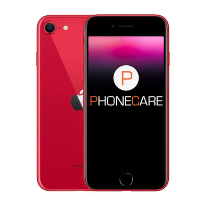 Begagnad iPhone SE 2022 128GB Röd - Använt skick image 1