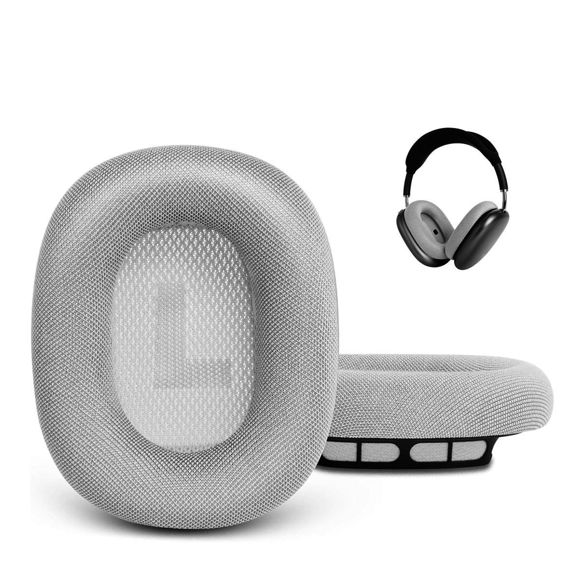 AirPods Max silver nät silikon hörlursskydd, ett par image 4
