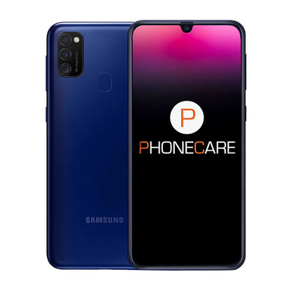 Begagnad Samsung Galaxy M21 64GB Blå - Bra skick image 1