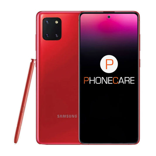 Begagnad Samsung Galaxy Note 10 Lite 128GB Röd - Bra skick image 1