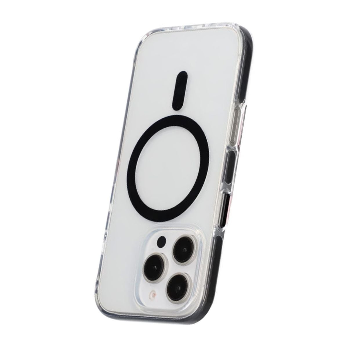 iPhone 16 Pro Max Mobilskal Magnet Dubbelskydd - Svart image 5