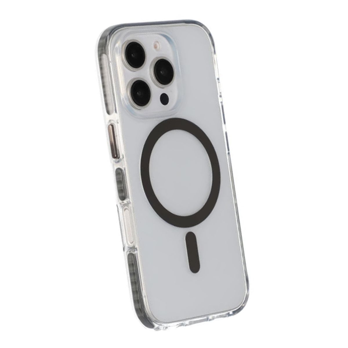 iPhone 16 Pro Mobilskal Magnet Dubbelskydd - Grå image 5