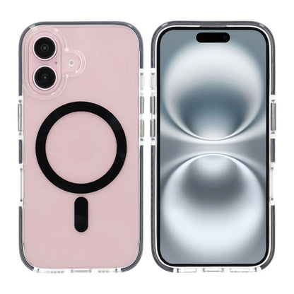 iPhone 16 Plus Mobilskal Magnet Dubbelskydd - Svart image 1