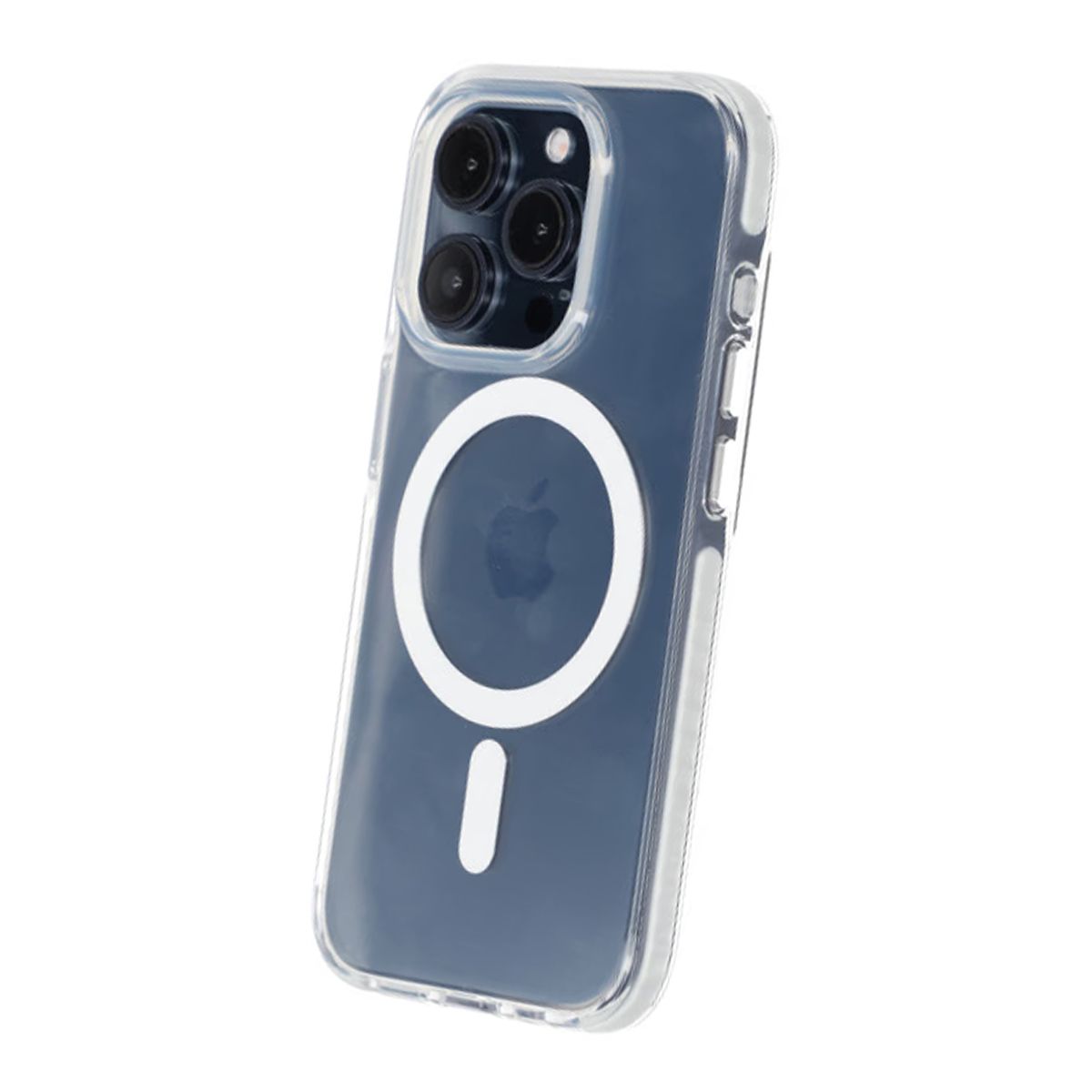 iPhone 15 Pro Mobilskal Magnet Dubbelskydd - Vit image 5