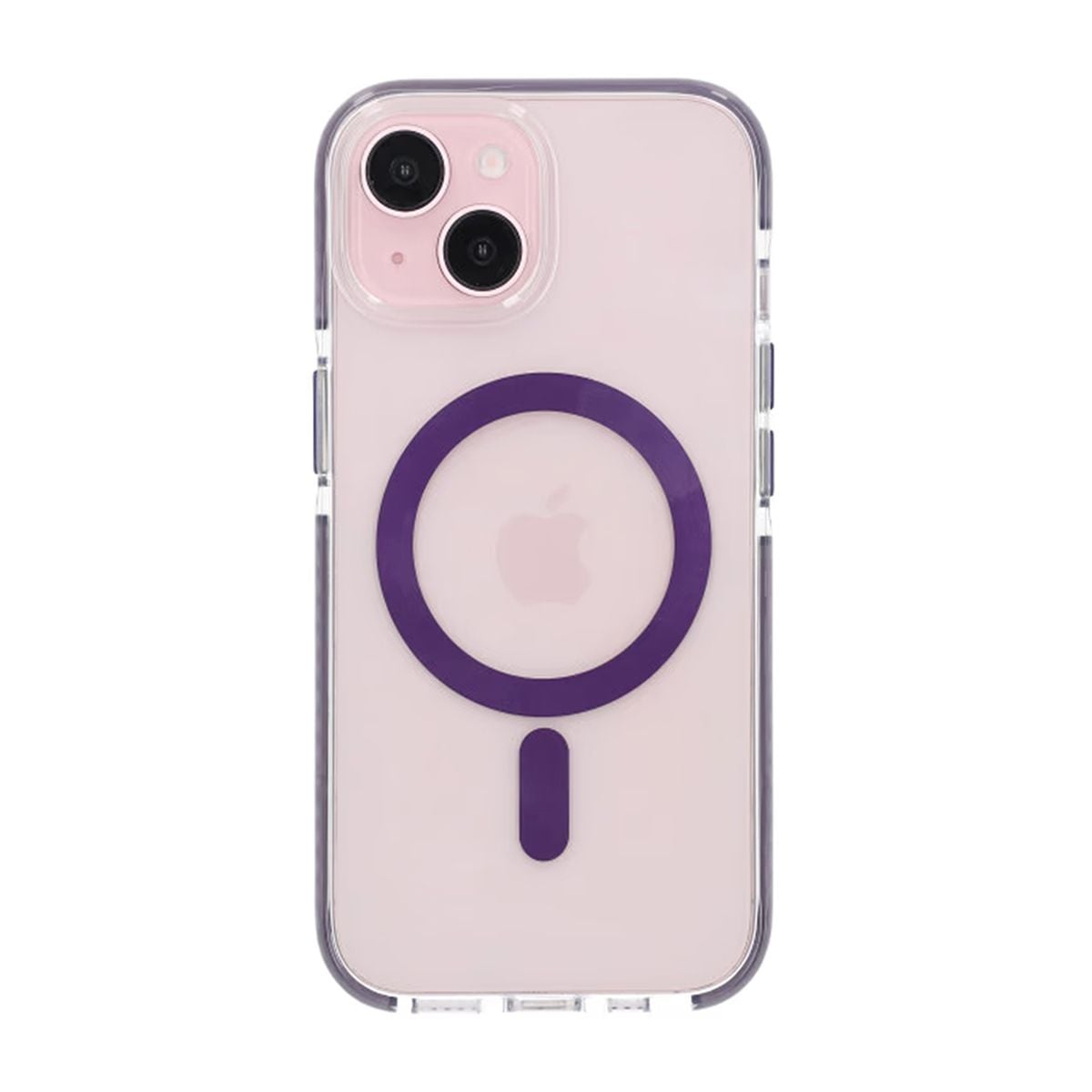 iPhone 15 Mobilskal Magnet Dubbelskydd - Lila image 3