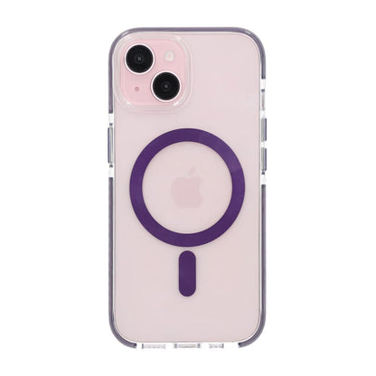 iPhone 15 Mobilskal Magnet Dubbelskydd - Lila image 3