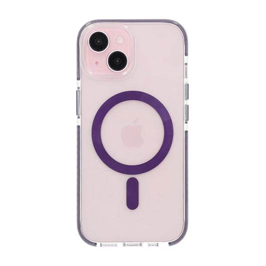 iPhone 15 Mobilskal Magnet Dubbelskydd - Lila image 3