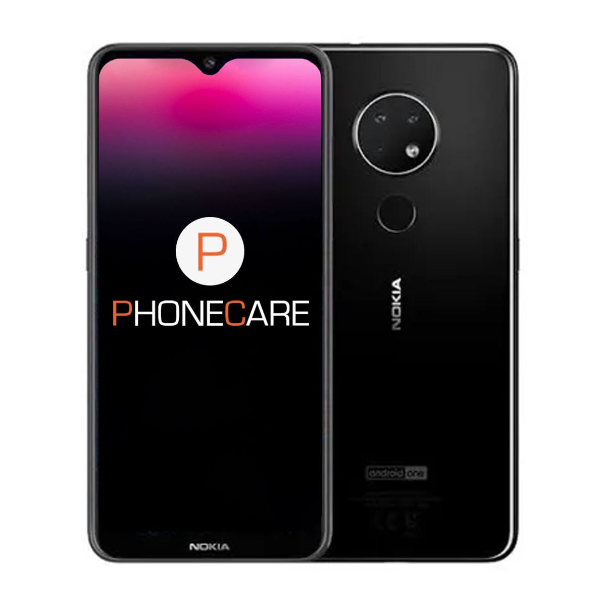 Begagnad Nokia 6.2 32GB Svart - Bra skick image 1