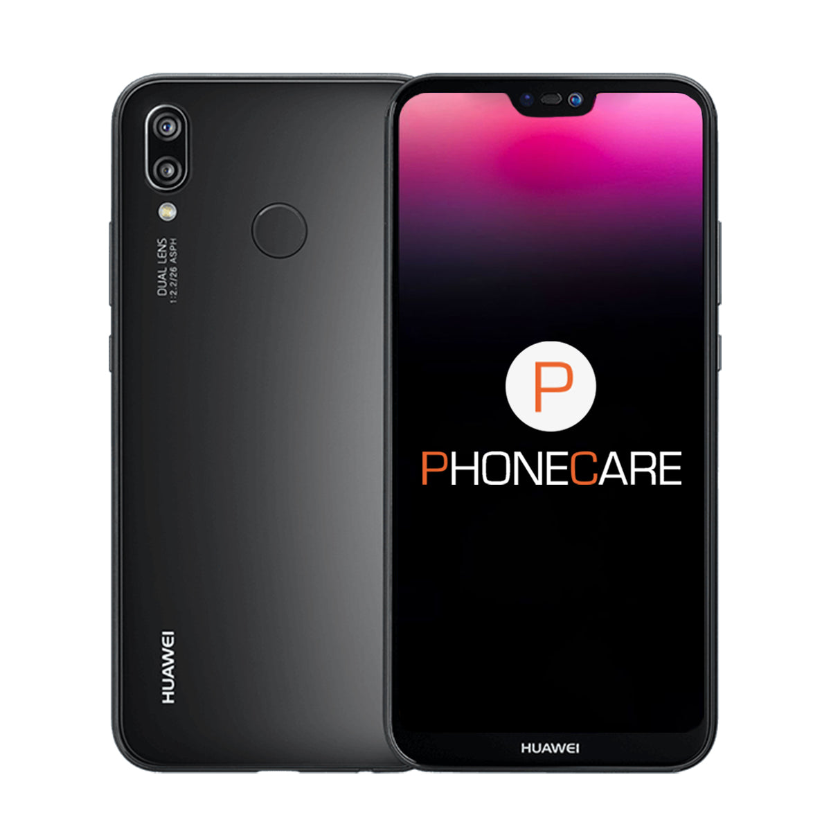 Begagnad Huawei P20 Lite 64GB Svart - Använt skick image 1