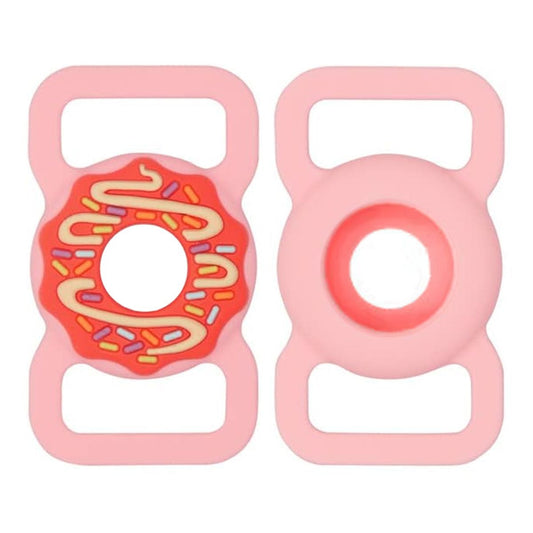 AirTag Fodral Silikon - Donut rosa image 1