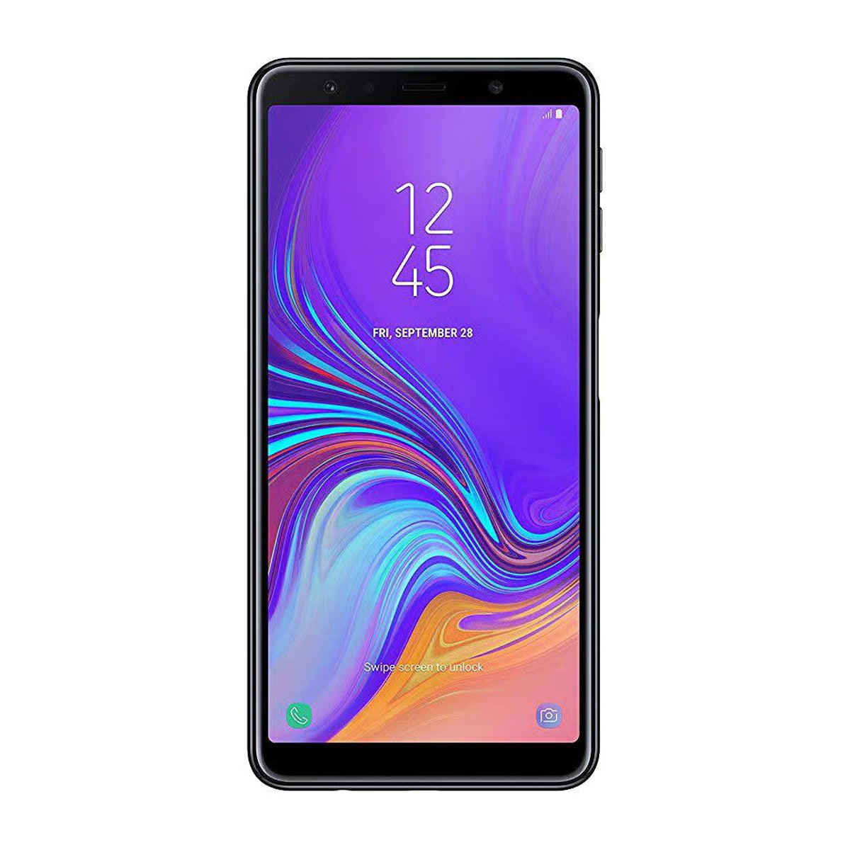 Begagnad Galaxy A7 (2018) 64GB Black - Bra skick (B) image 2