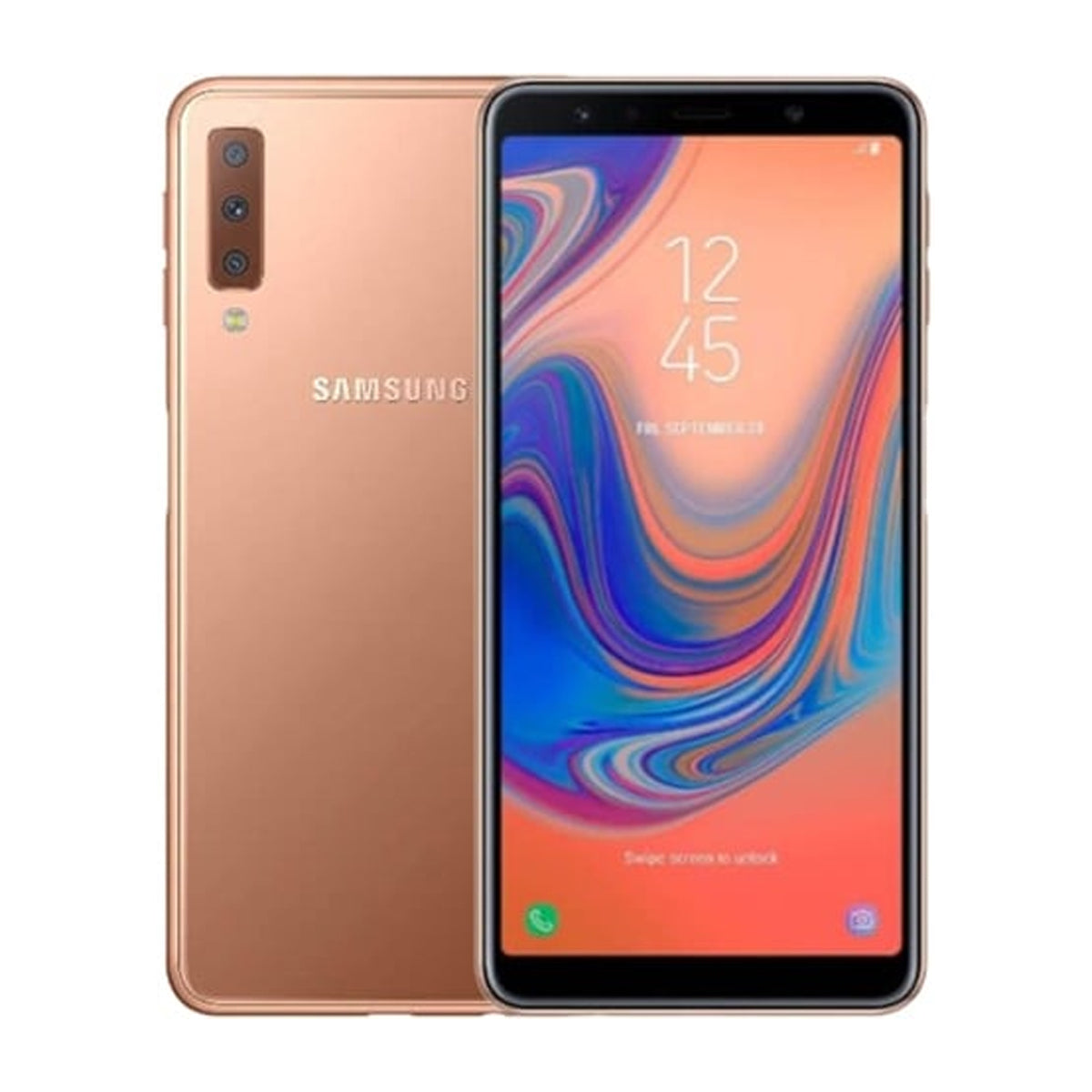 Begagnad Samsung Galaxy A7 64GB Guld - Bra skick image 1