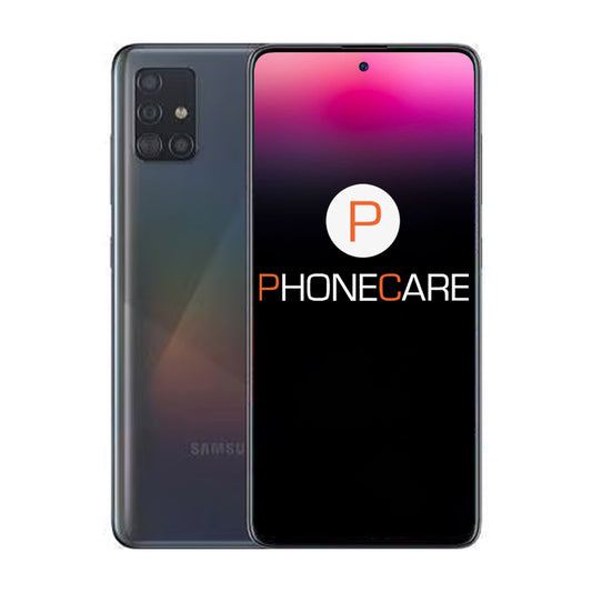 Galaxy A51 Dual 128GB Black- Mycket bra skick (A) image 1