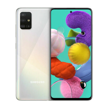 Begagnad Galaxy A51 128GB Prism Crush White - Bra skick (B) image 1