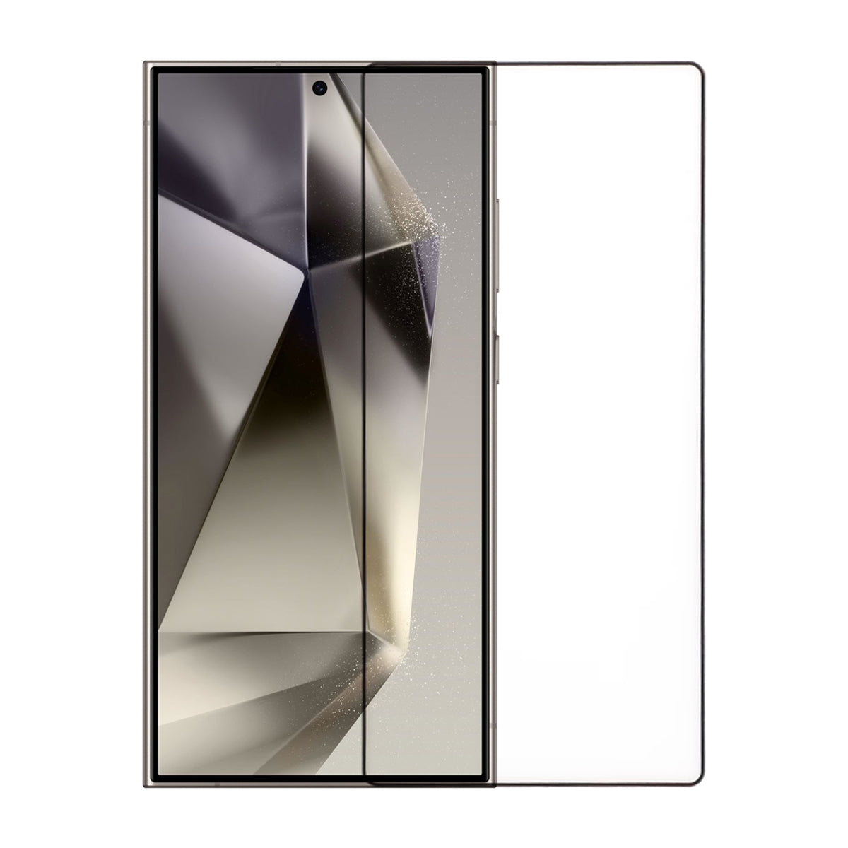 Skärmskydd Samsung Galaxy S25 Ultra med Aluminium ram image 1