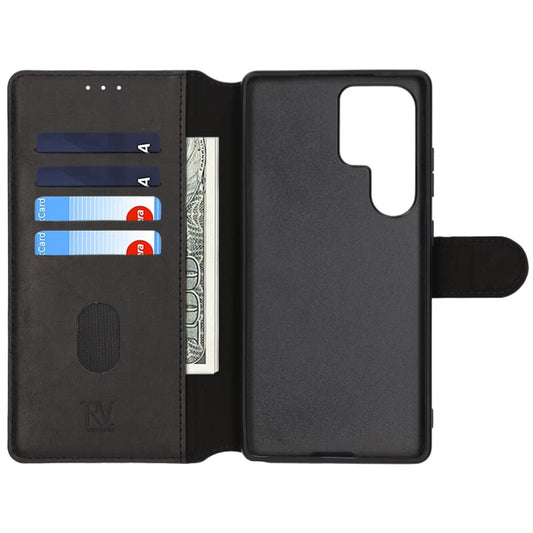 Samsung Galaxy S25 Ultra Plånboksfodral Rvelon - Svart image 2