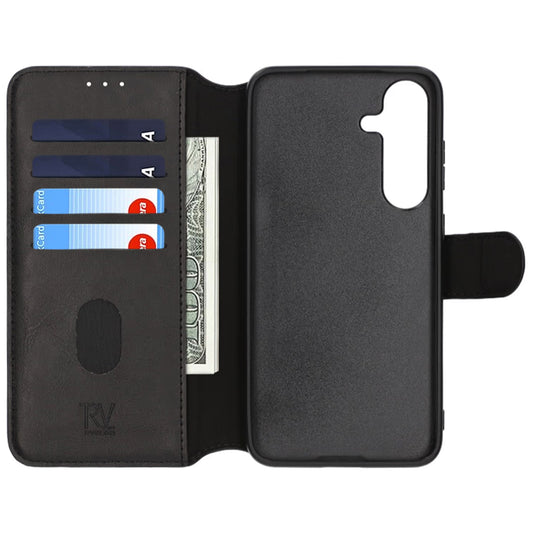 Samsung Galaxy S25 Plus Plånboksfodral Rvelon - Svart image 2