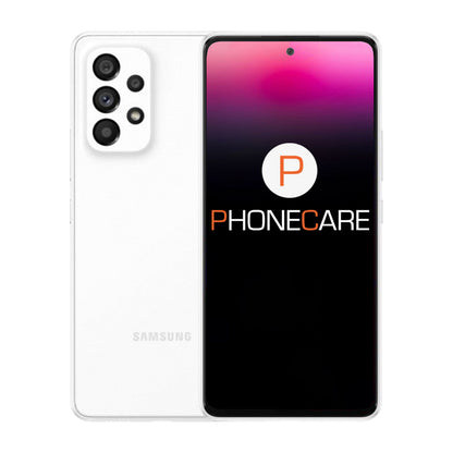 Samsung Galaxy A53 5G SM-A536E/DS 128GB Vit - Bra skick (B) image 1