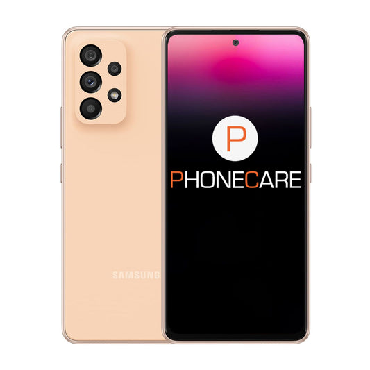 Begagnad Galaxy A53 5G 128GB Peach - Bra skick (B) image 1