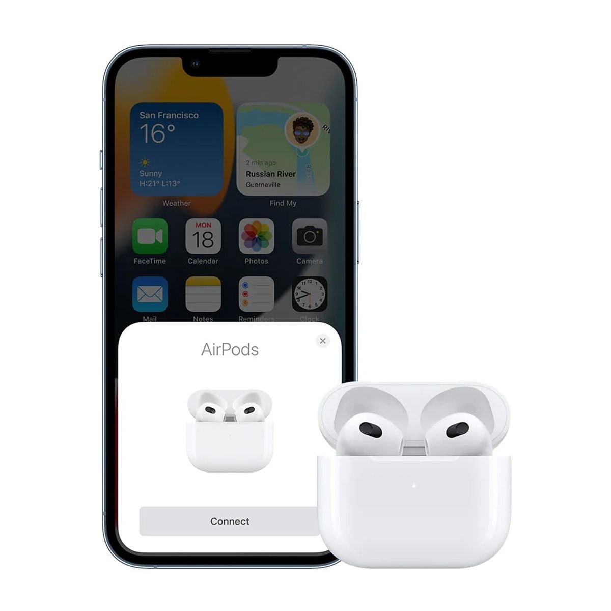 Begagnade AirPods (3e Gen) med laddningsetui - Bra skick image 4