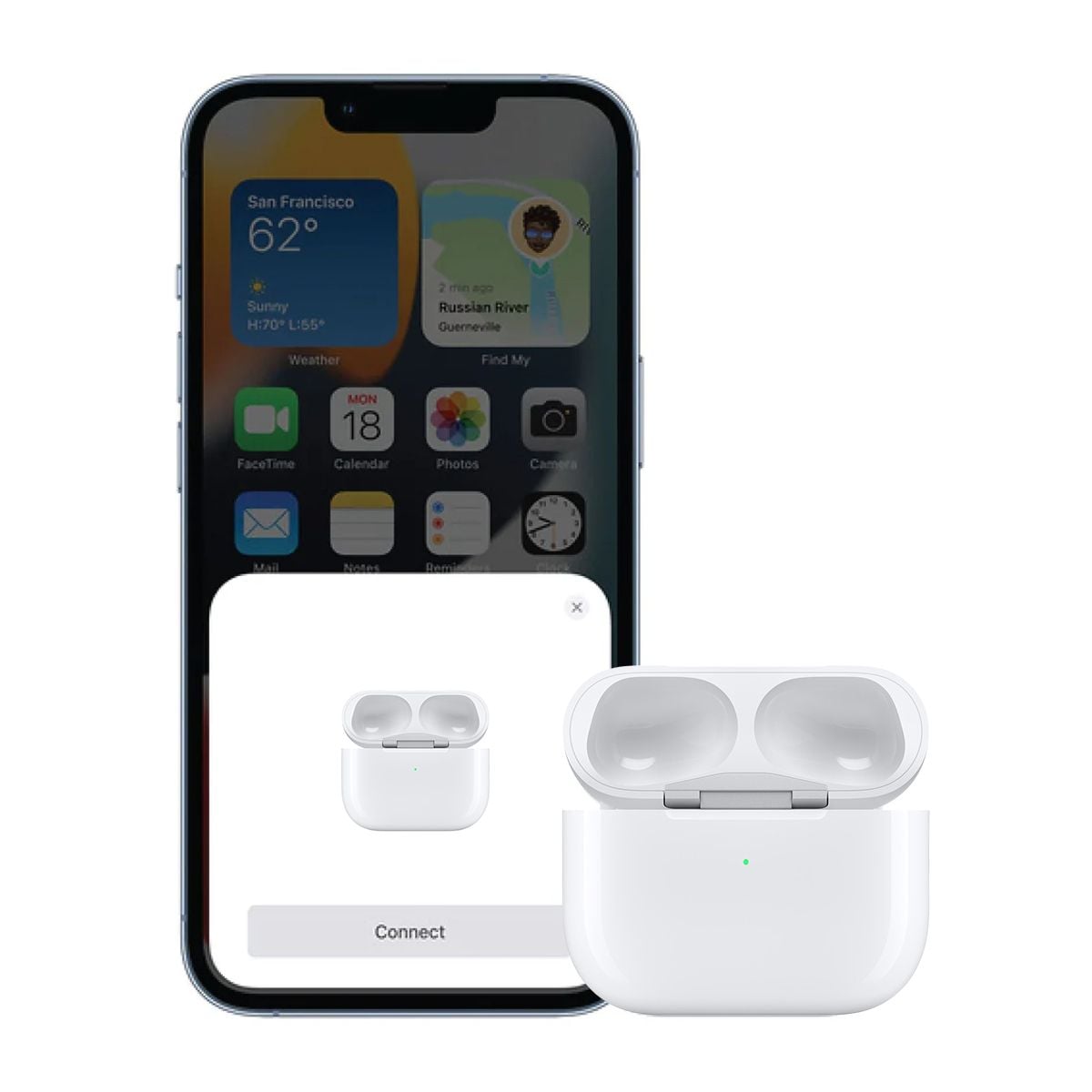 Begagnade AirPods (3e Gen) Laddningsfodral - Använt skick image 3