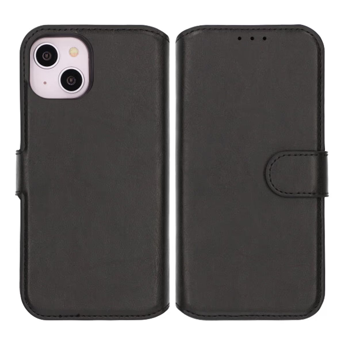 iPhone 13/14 Plånboksfodral Magent Rvelon - Svart image 1