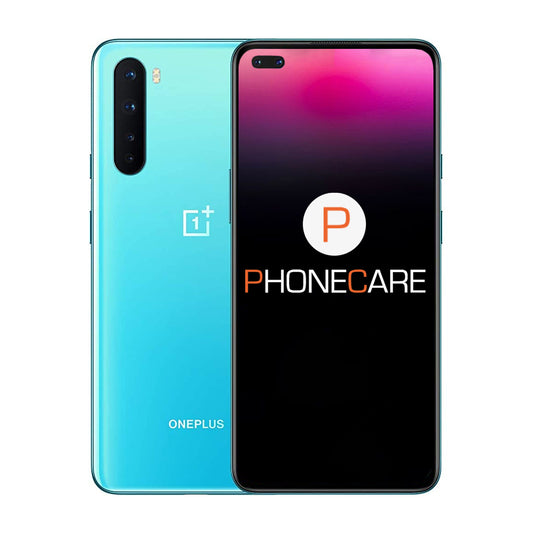 Begagnad OnePlus Nord 128GB Blå - Bra skick image 1