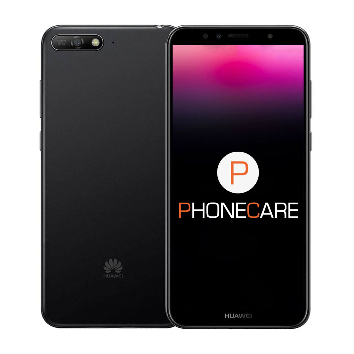 Begagnad Huawei Y6 2018 16GB Svart - Bra skick image 1