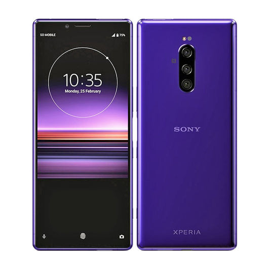 Begagnad Sony Xperia 1 128GB  Blå - Använt skick image 1