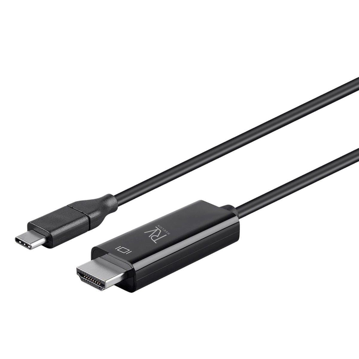 Rvelon USB-C till HDMI 1.4-kabel 4K - 1 meter med chipset image 2