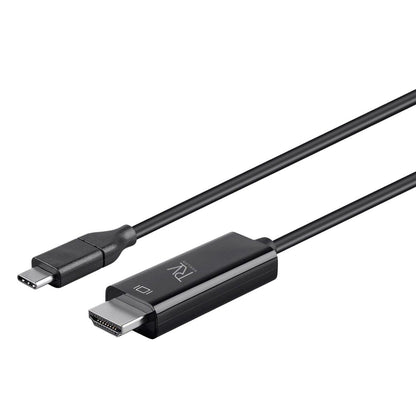 Rvelon USB-C till HDMI 1.4-kabel 4K - 2 meter med chipset image 2