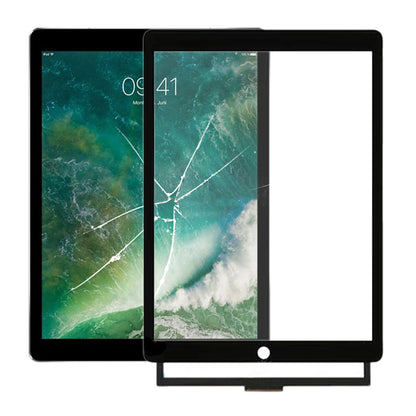 iPad Pro 12,9" 2017 A1670 Glasskärm med Digitizer och OCA - Svart image 1