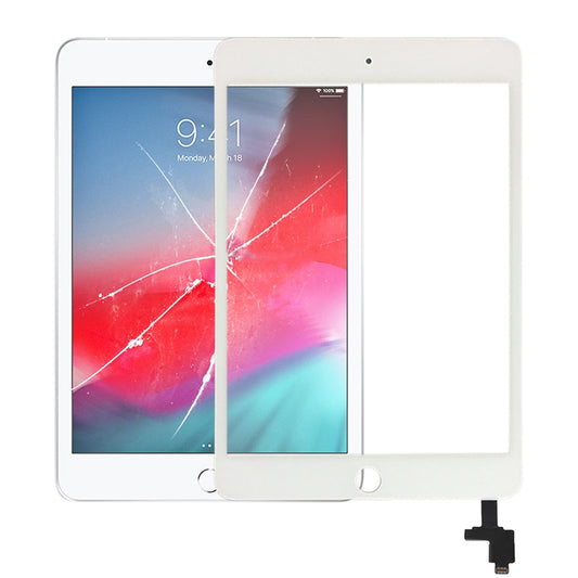 iPad mini 3 A1599 Glasskärm med Digitizer och OCA - Vit image 1