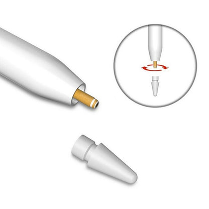 Apple Pencil 1/2 toppar 5 vita  - Uppgraderade image 4