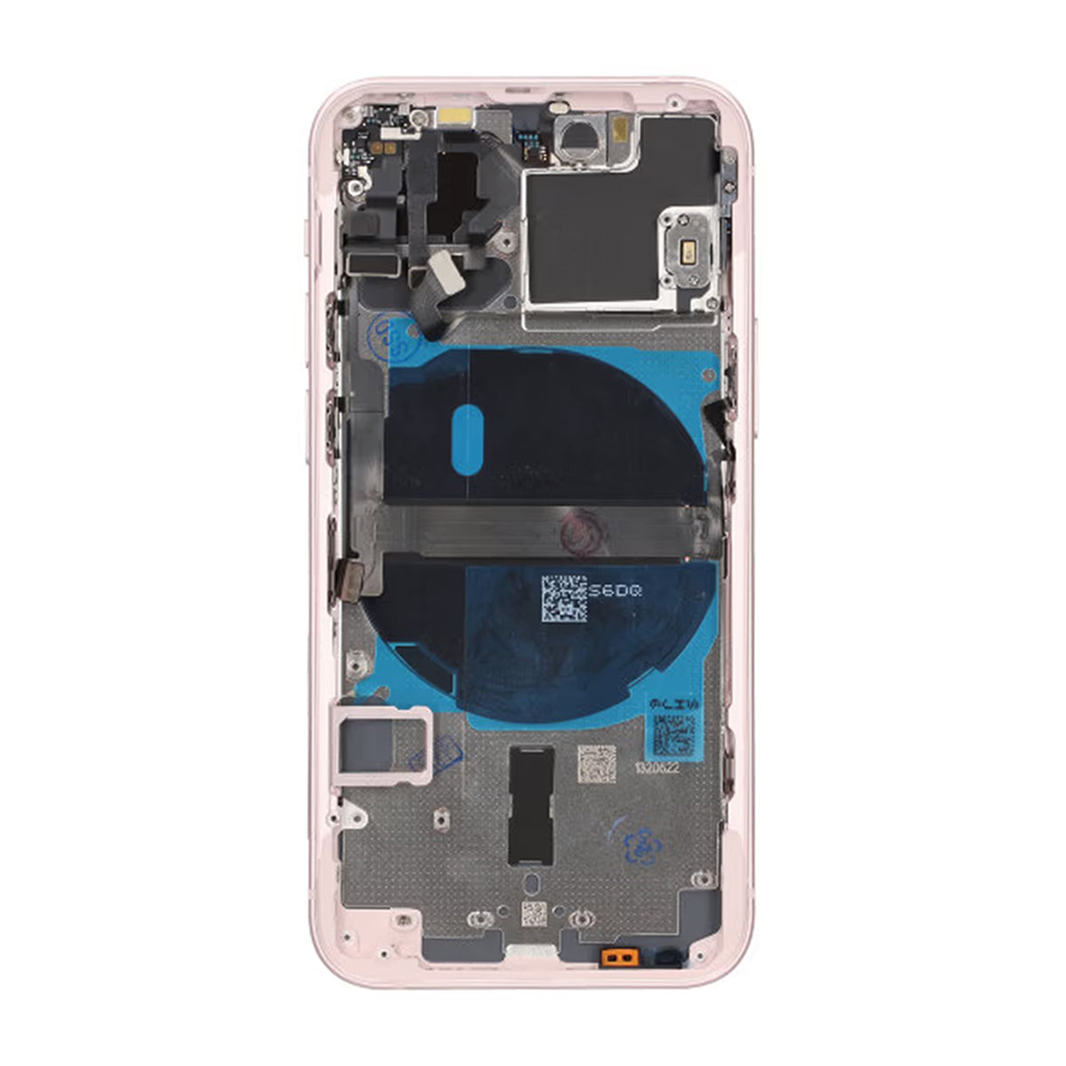 iPhone 13 Mini Baksida Komplett Med Smådelar - Rosa image 3