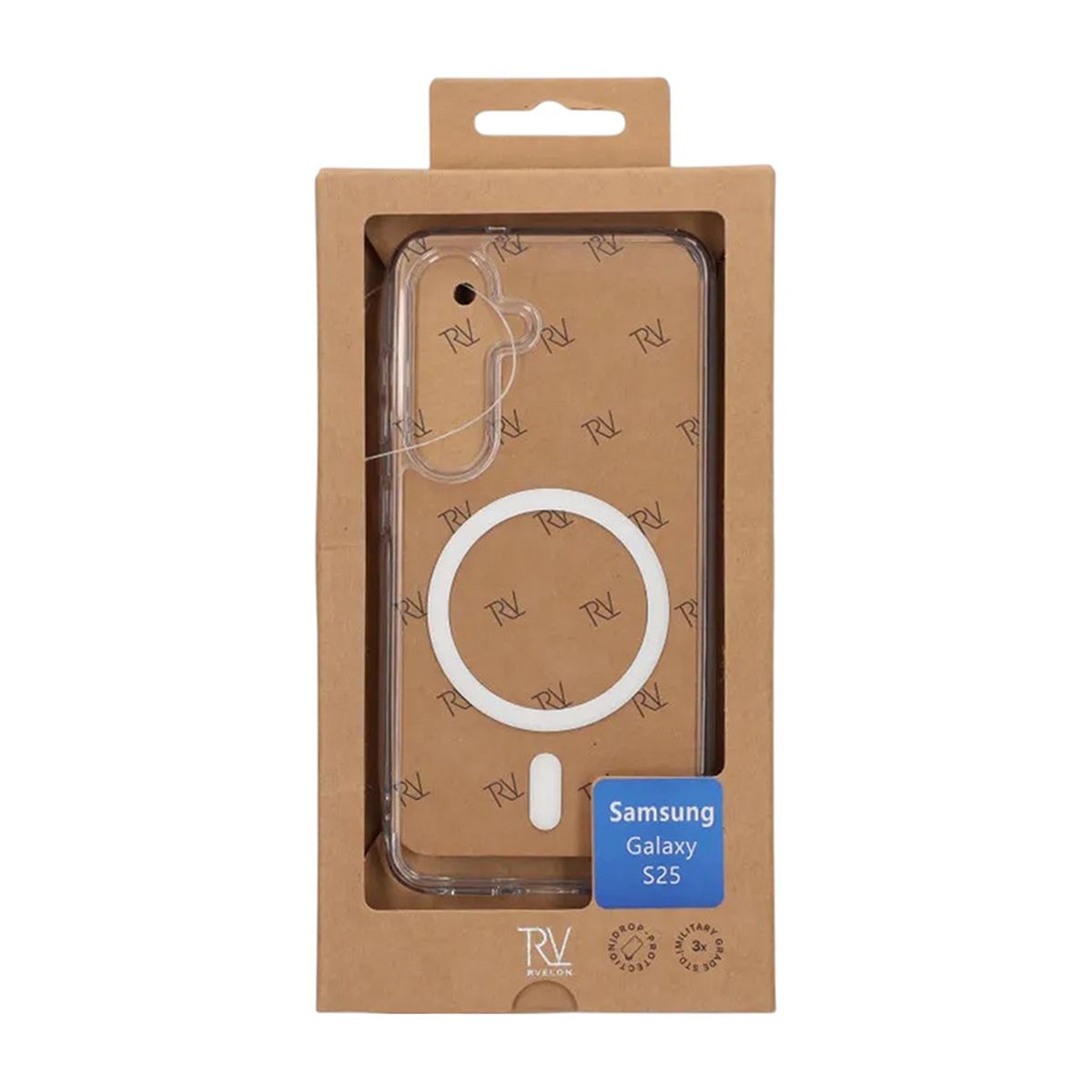 Rvelon Magsafe-skal för Samsung Galaxy S25 - Transparent image 5