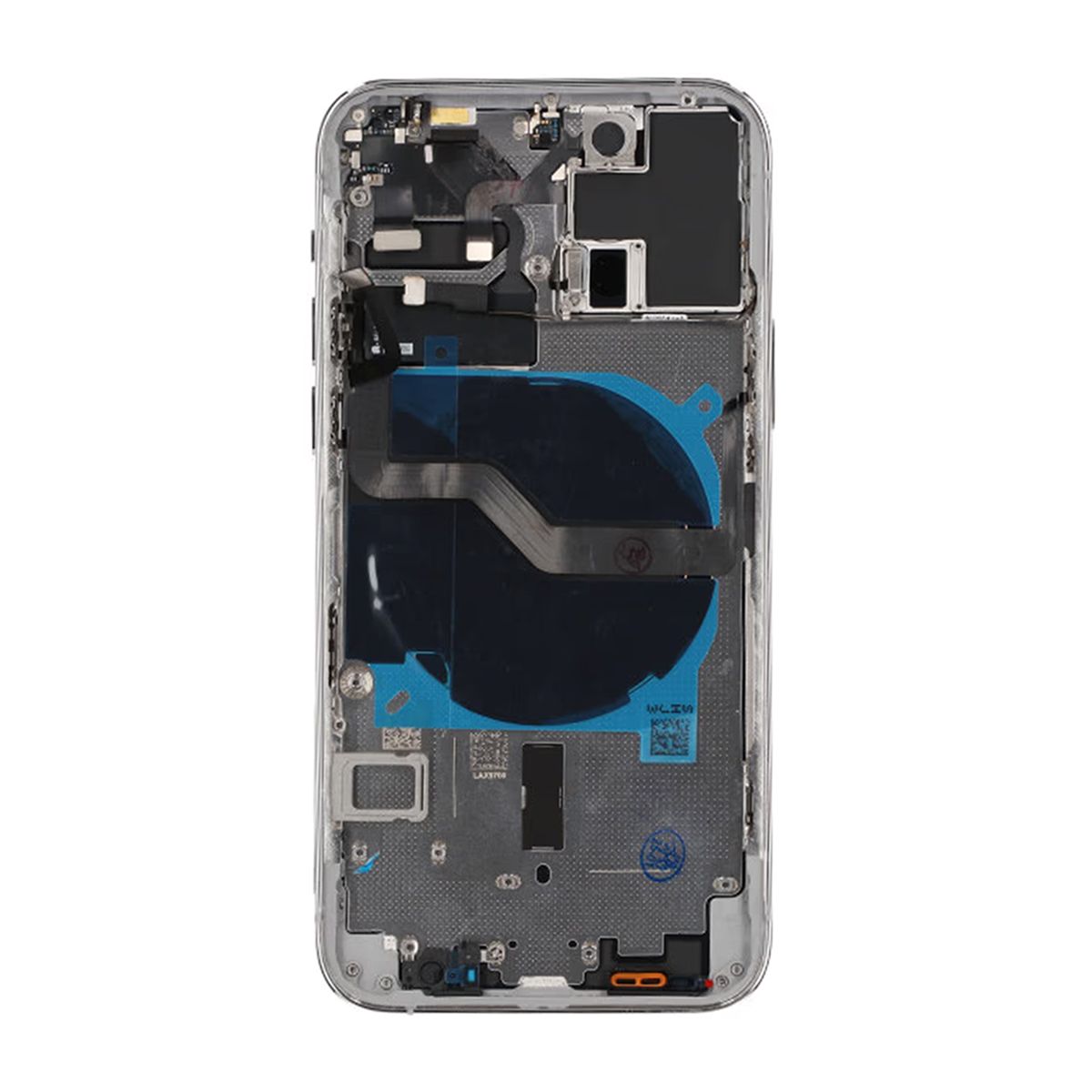 iPhone 12 Pro Baksida med Komplett Ram OEM - Vit image 3
