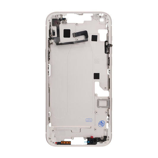 iPhone 14 Plus Mittenram med smådelar OEM - Vit image 2