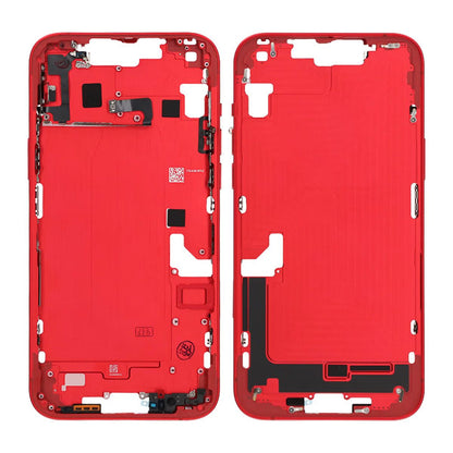 iPhone 14 Plus Mittenram med smådelar OEM - Röd image 1